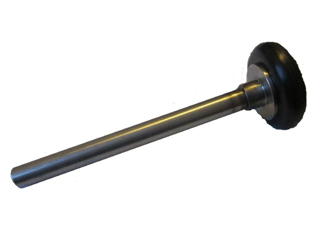 Kørerulle uden leje rustfri stål L = 300mm