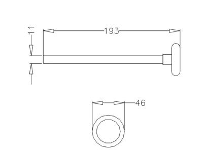 Kørerulle 2" lang, standard