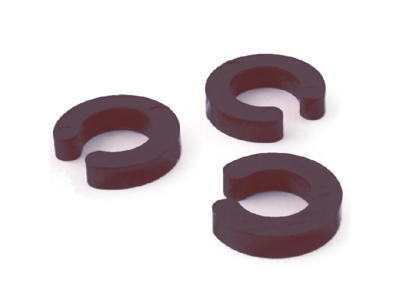 Distancering, Sort POM, 11mm kørerulle,