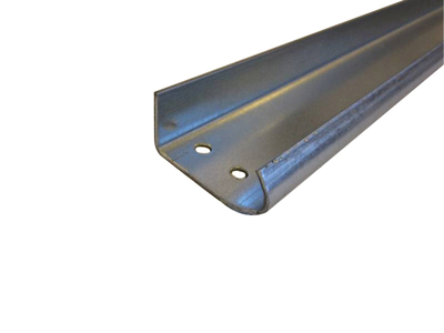 Køreskinne 2", lodret, galv L=5000mm