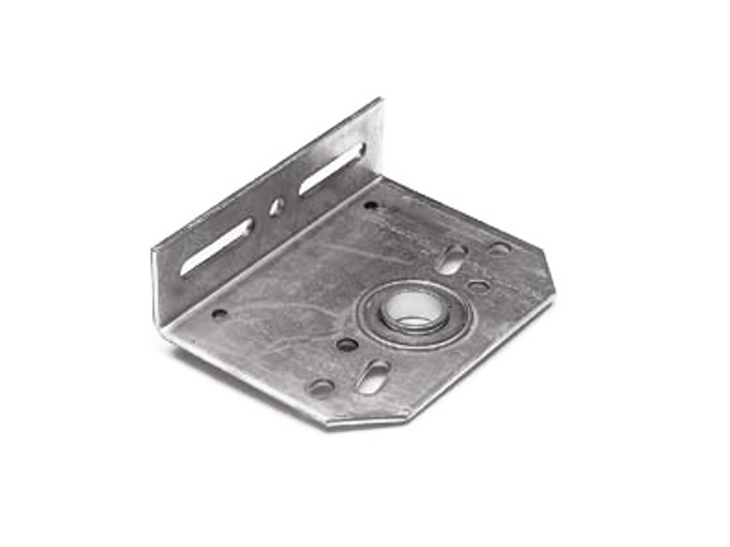 Vinkellejeplade, 4,0mm incl. 1" leje,