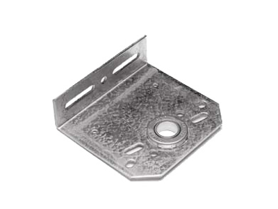 Vinkellejeplade, 4,0mm incl. 1" leje,