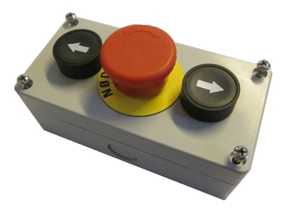 Trykknapkasse Åben-nødstop-lukke IP 65
