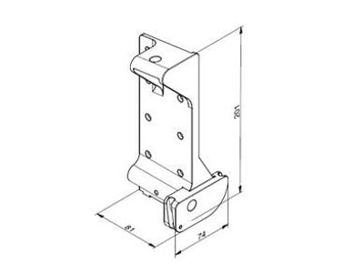 Bundbeslag par for standard løft aluminium