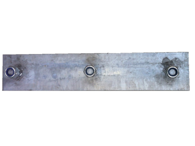 Bagplade 12mm, for 400x80x70