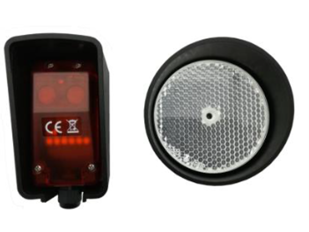 Universal fotocelle med reflektor 12-24V