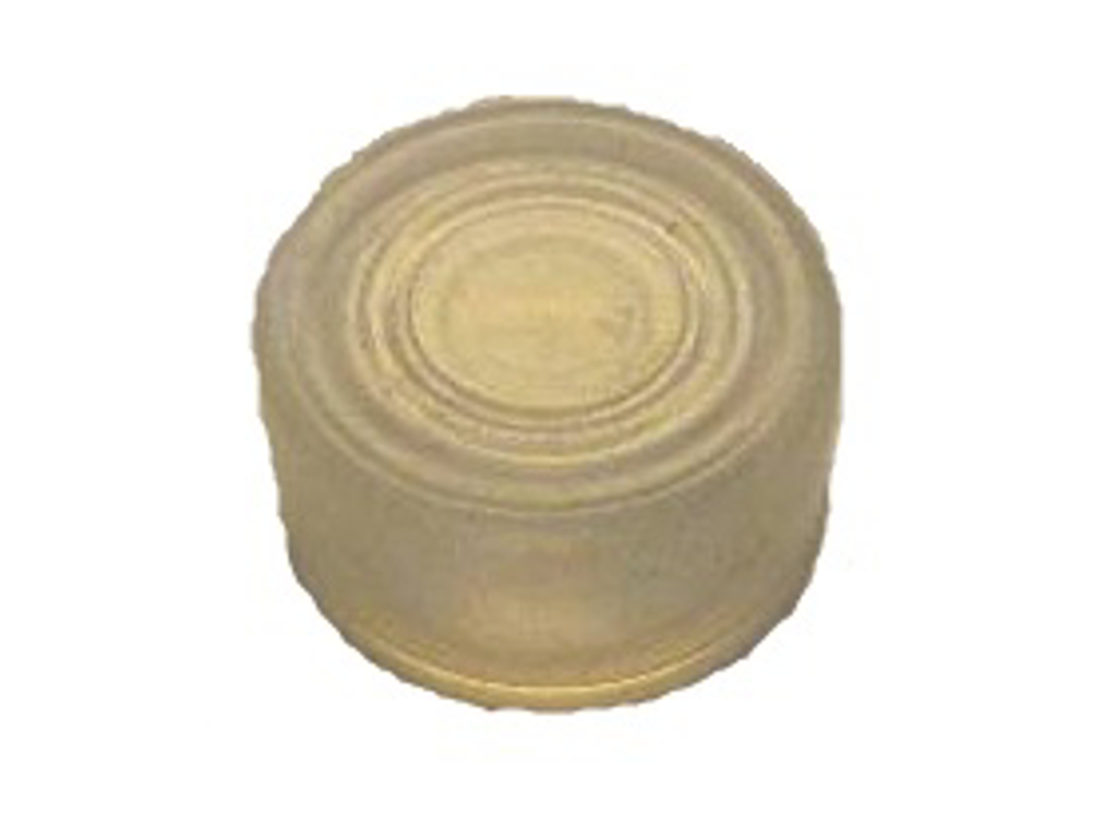 Gummiovertræk for trykknap