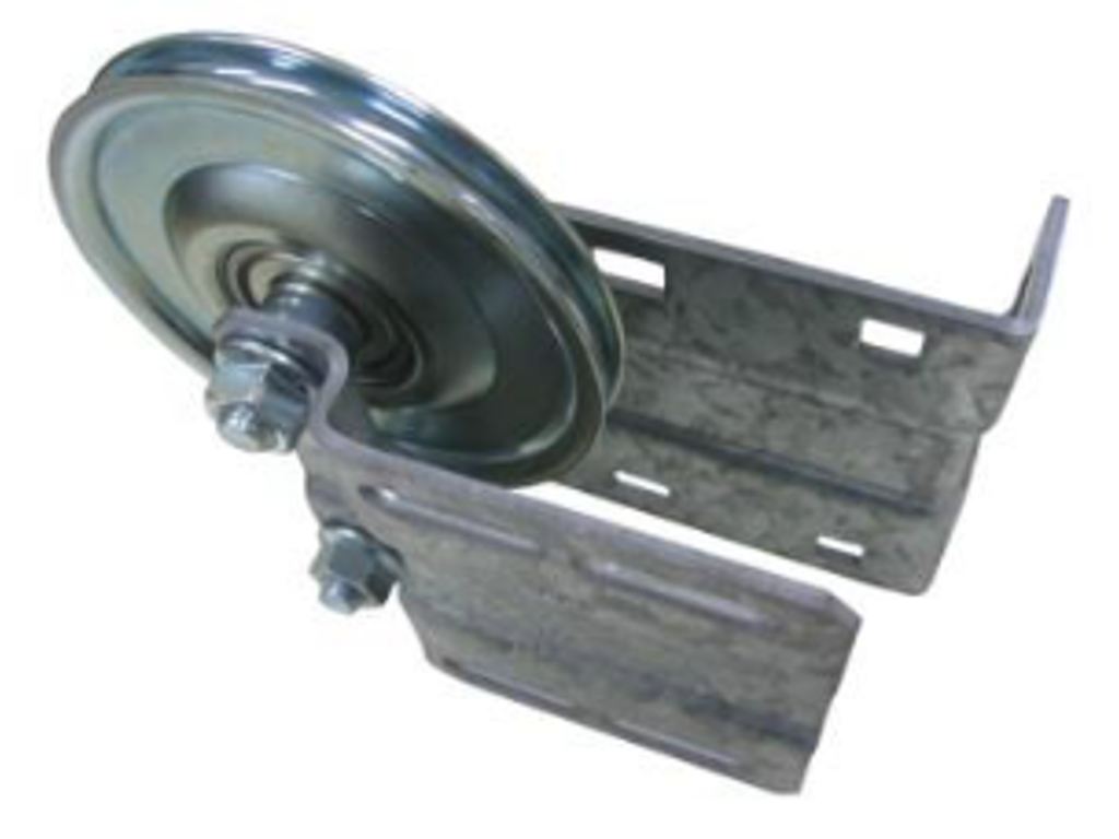 Wirehjul, galv. (Vertical løft) Højre