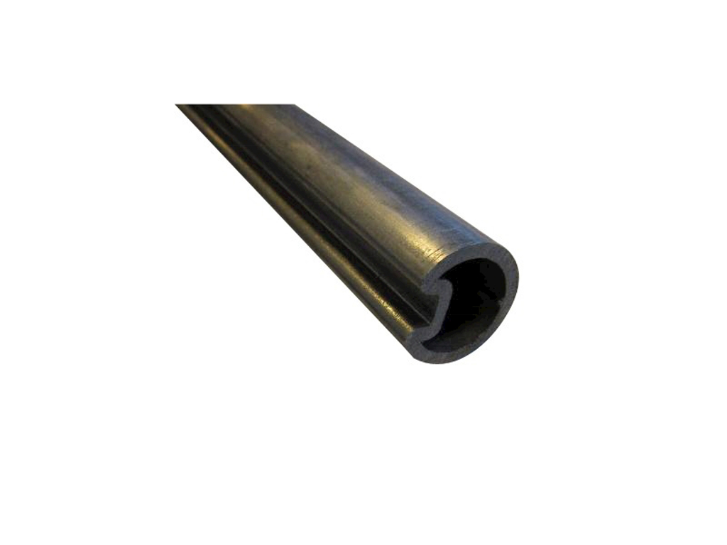 Aksel 1" rør med notgang, galv. L=6000mm