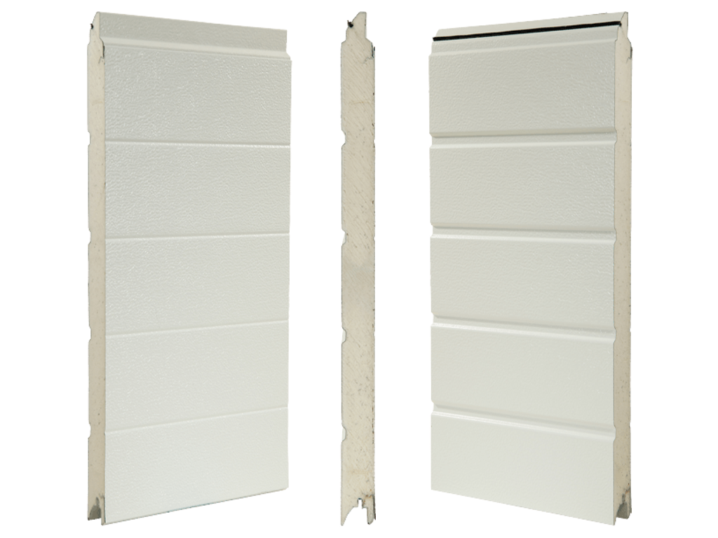 Hörmann SPU40 Råpanel, 625x42mm, Stål Stucco 9002