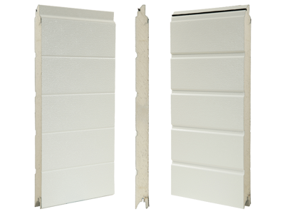 Hörmann SPU40 Råpanel, 625x42mm, Stål Stucco 9002