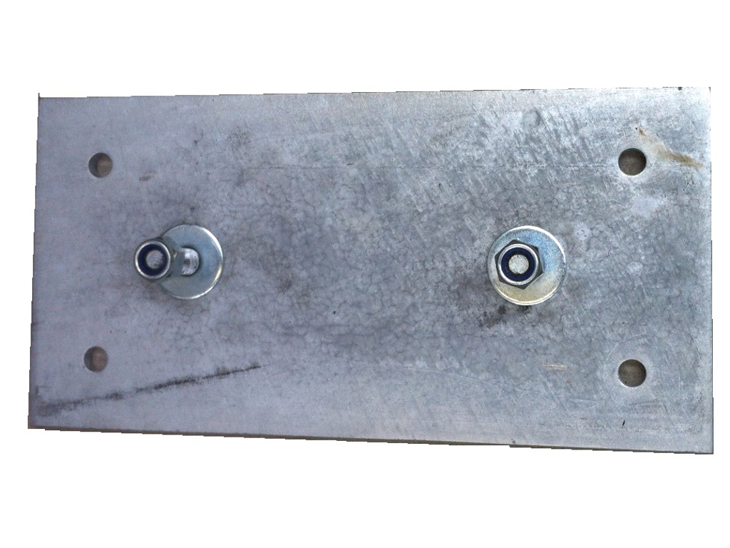 Bagplade 12mm, for 500x250x90