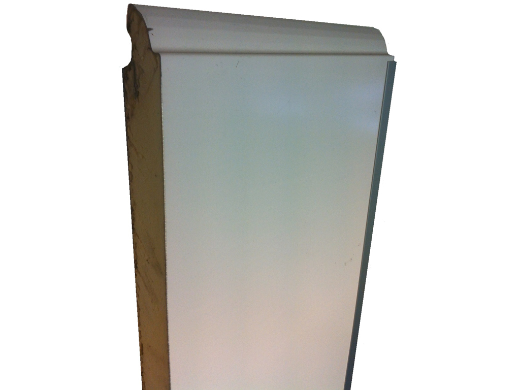 Alpha Garage Råpanel, 610x40mm, Glat 9016