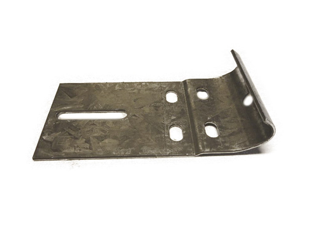 Skinne samler, lang, galvaniseret