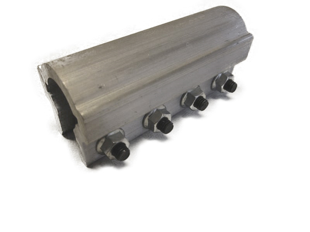 Kobling for 1" aksel, L=120mm