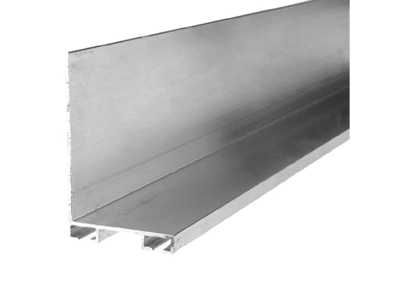 Topskinne, aluminium, L=6090mm