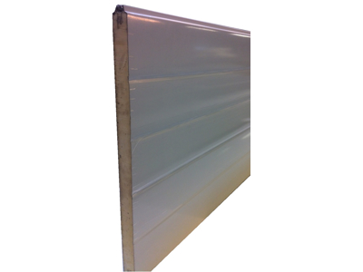 Alpha ISO40 Bundsektion, 610x40mm Stål, Glat-Planke 9002