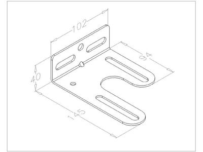 Monteringsplade universal