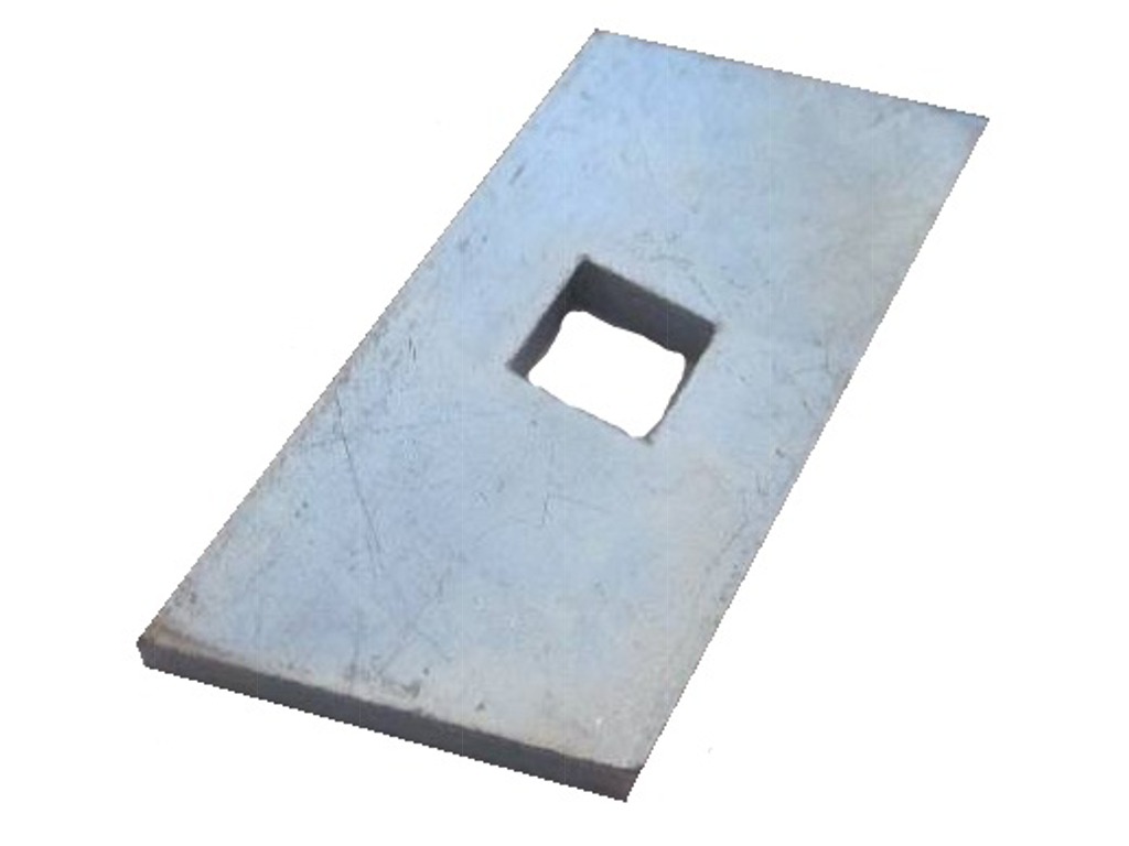 Flad skinneholder uden bolt