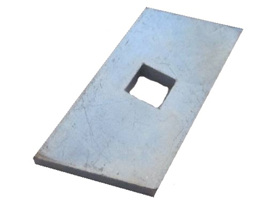 Flad skinneholder uden bolt