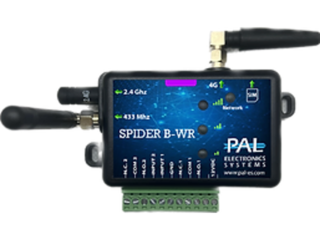 Pal Gate Spider B-WR, 2 x output(NO/NC),2 x input+receiver