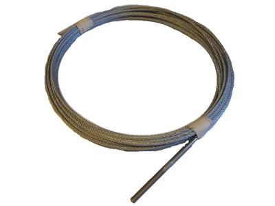 4,2mm Wirestrop galvaniseret, med rustfri gevindterminal/friende 18m