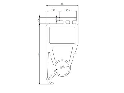 Hörmann Bundgummi HG 030