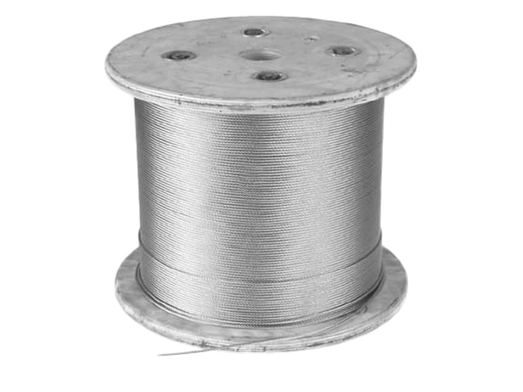 Wire 5mm 7x19, Rustfri stål 250 meter