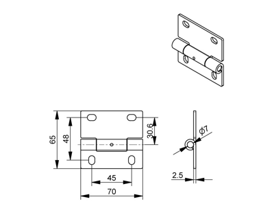 Midterhængsel, galv