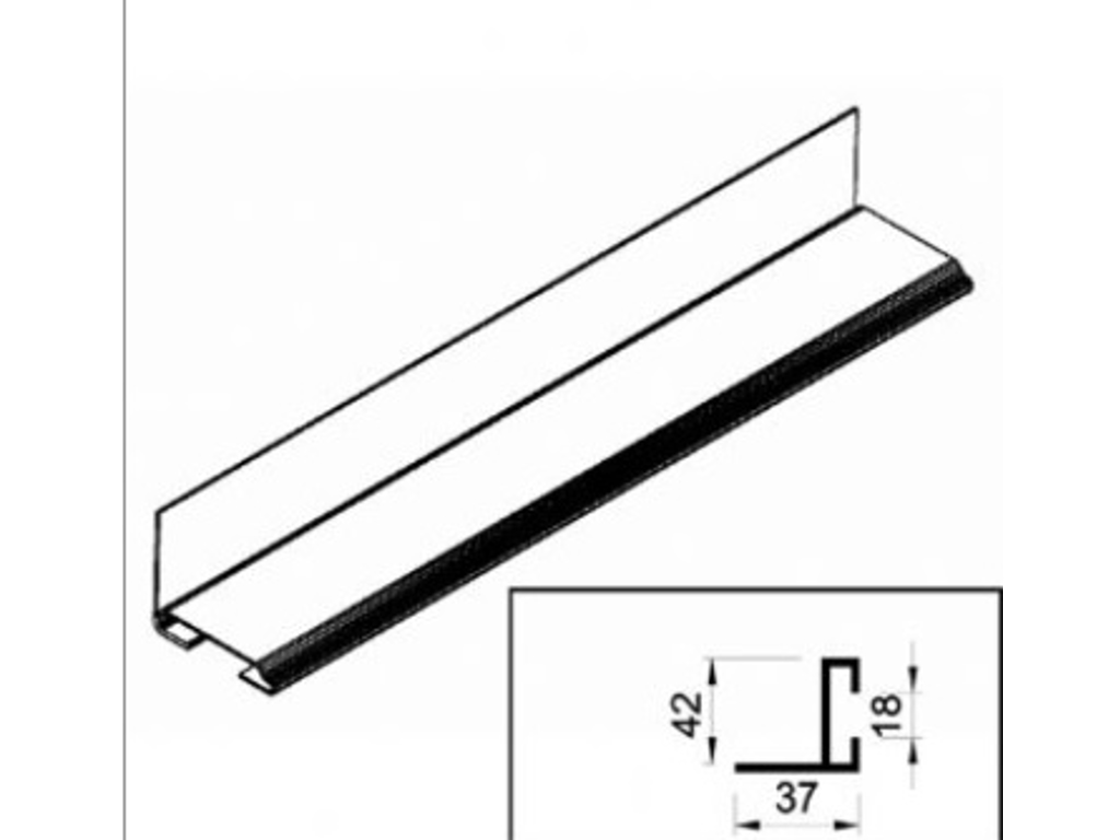 Crawford Bundprofil (L-Profil) L=7250mm