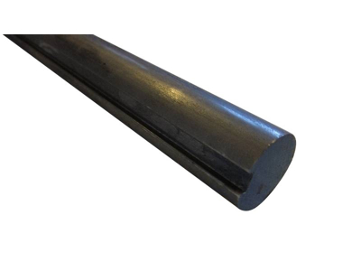 Aksel 1" massiv med notgang, L=6000mm