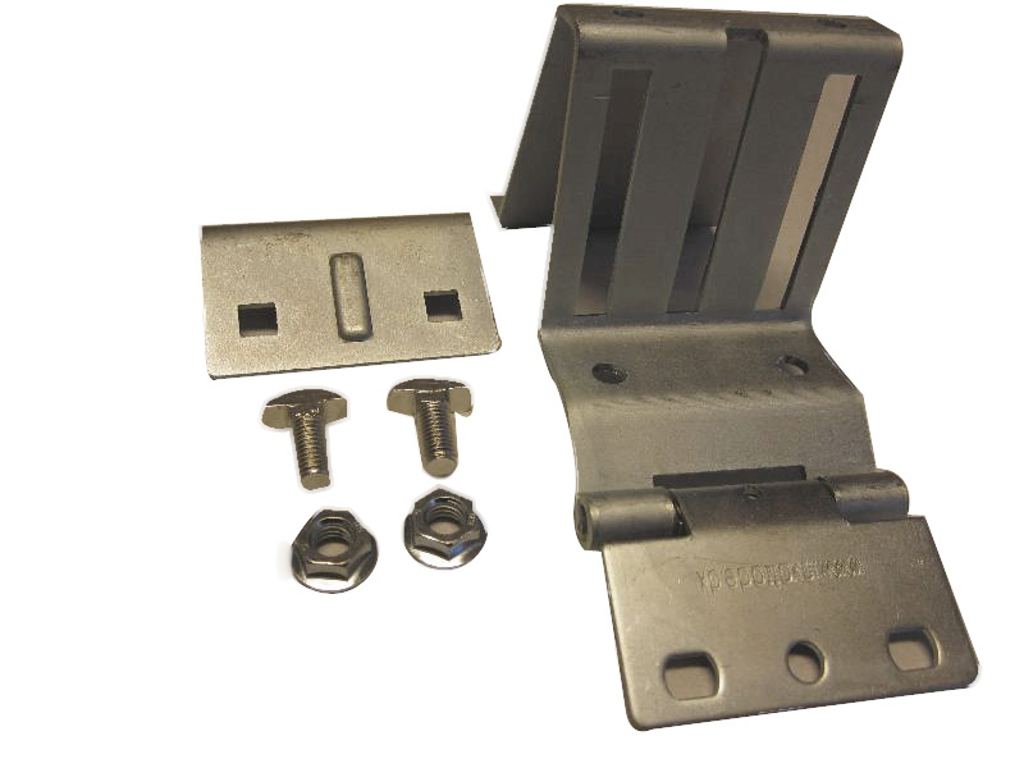 Inva hængsel for LDI inkl. rulleholder, bolte og skruer, galvaniseret